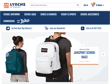 Tablet Screenshot of lynchschooluniforms.com